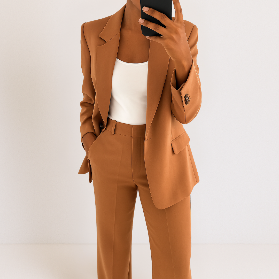 Melynda™ Elegant Two-Piece Suit Set