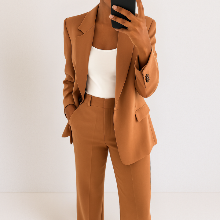 Melynda™ Elegant Two-Piece Suit Set
