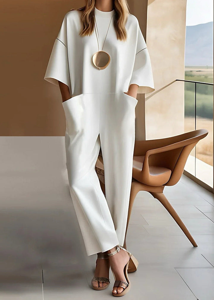 Emmy™ | Elegant Short Sleeve Jumpsuit