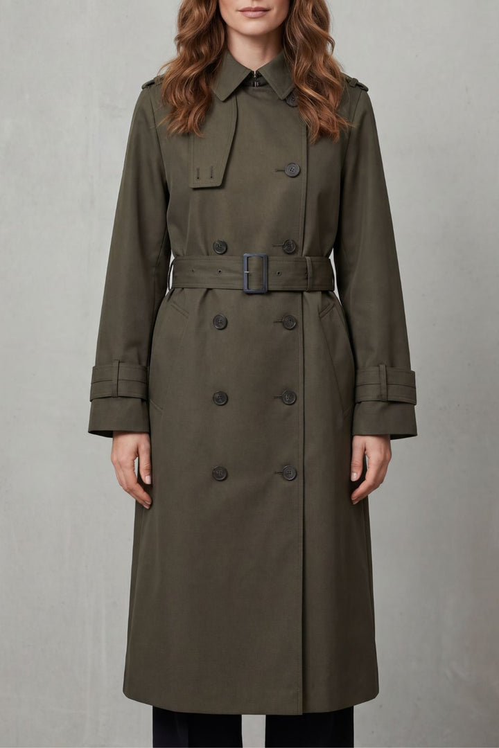 Sorellia – Classic cut – Double-breasted trench coat