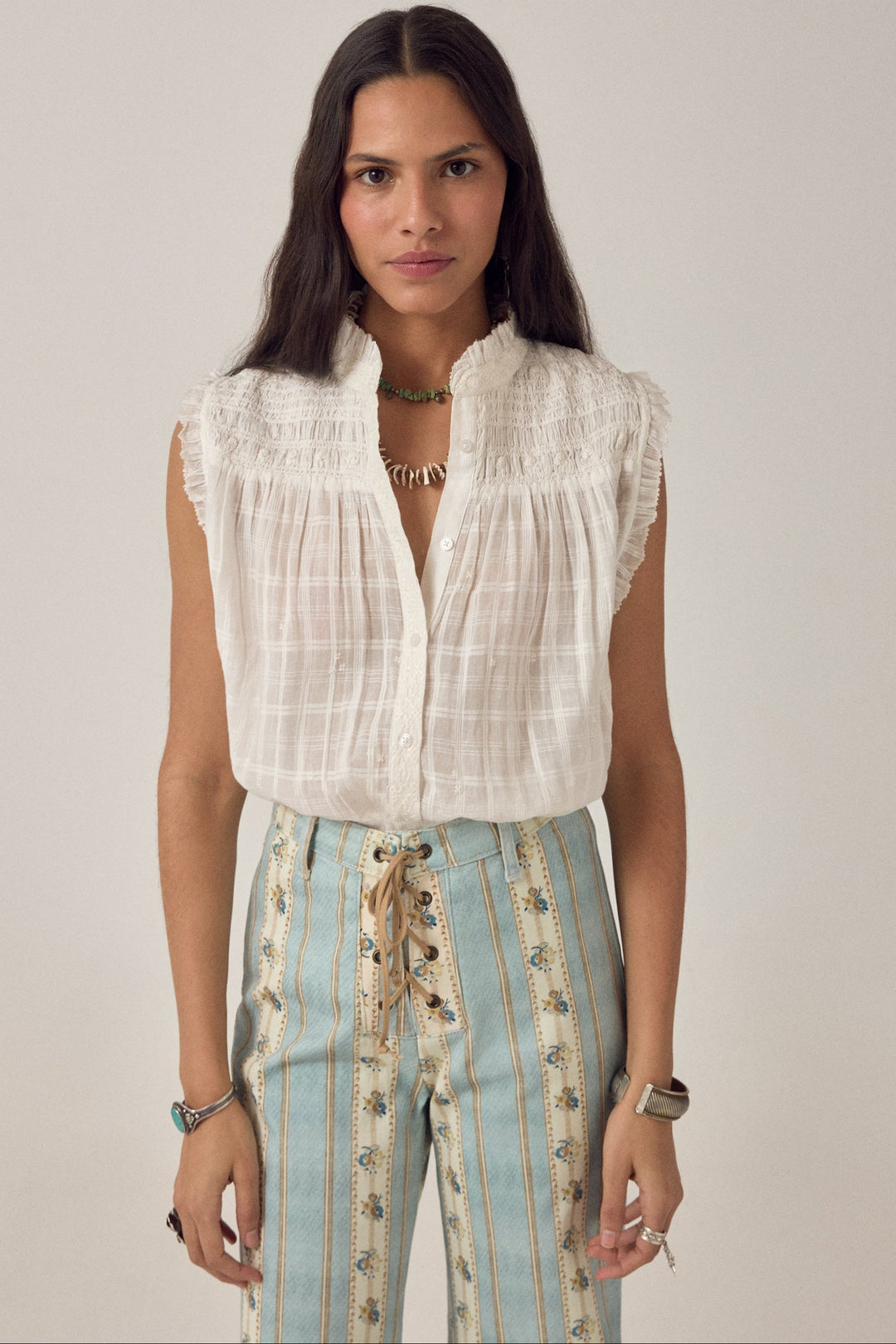 Elvis Sleeveless Blouse