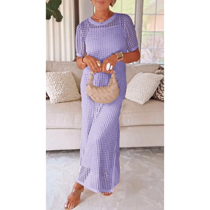 Bethany | Long Cut-Out Maxi Dress with Free Inner Dress