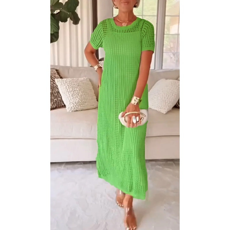 Bethany | Long Cut-Out Maxi Dress with Free Inner Dress